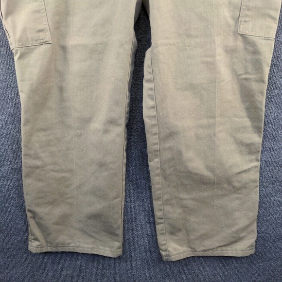 Edwards Men's Subaru Uniform Pants Tan Size 18 UL Cargo Pockets Embroidered Logo - Picture 10 of 15